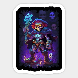 The Deadmaster Skeletoon Sticker